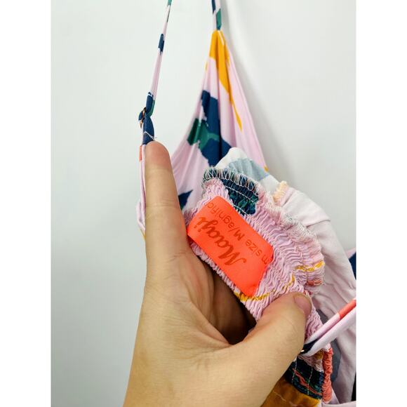 Maaji Floral Colorful Tie Waist Romper - Picture 4 of 6